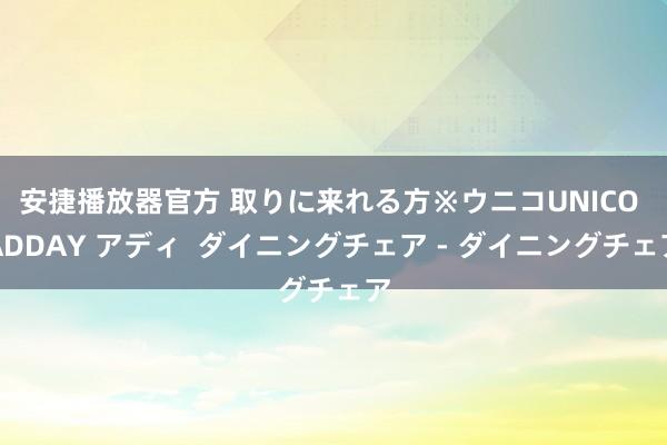 安捷播放器官方 取りに来れる方※ウニコ　UNICO ADDAY アディ  ダイニングチェア - ダイニングチェア